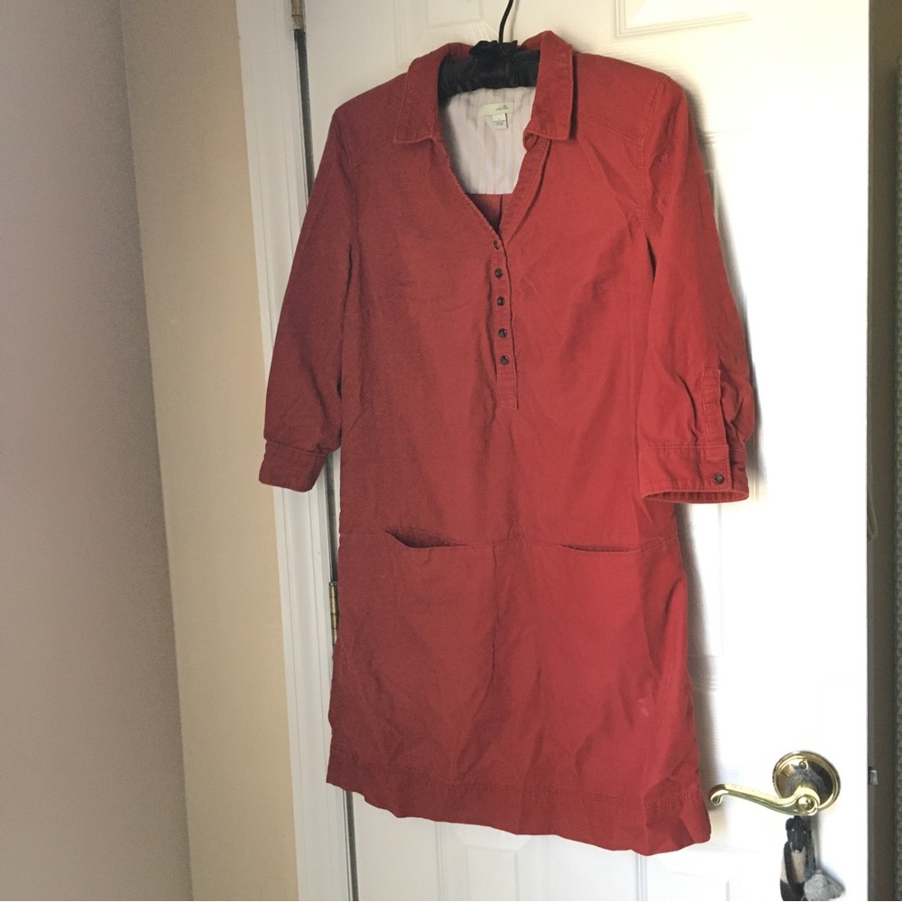 Odille from Anthropologie corduroy dress